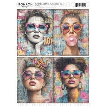 RONRON DESIGNS RONRON DESIGNS GRAFFITI 3 RICE PAPER
