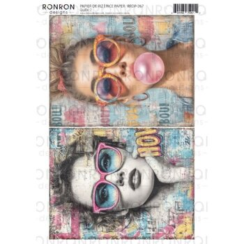 RONRON DESIGNS RONRON DESIGNS GRAFFITI 2 RICE PAPER