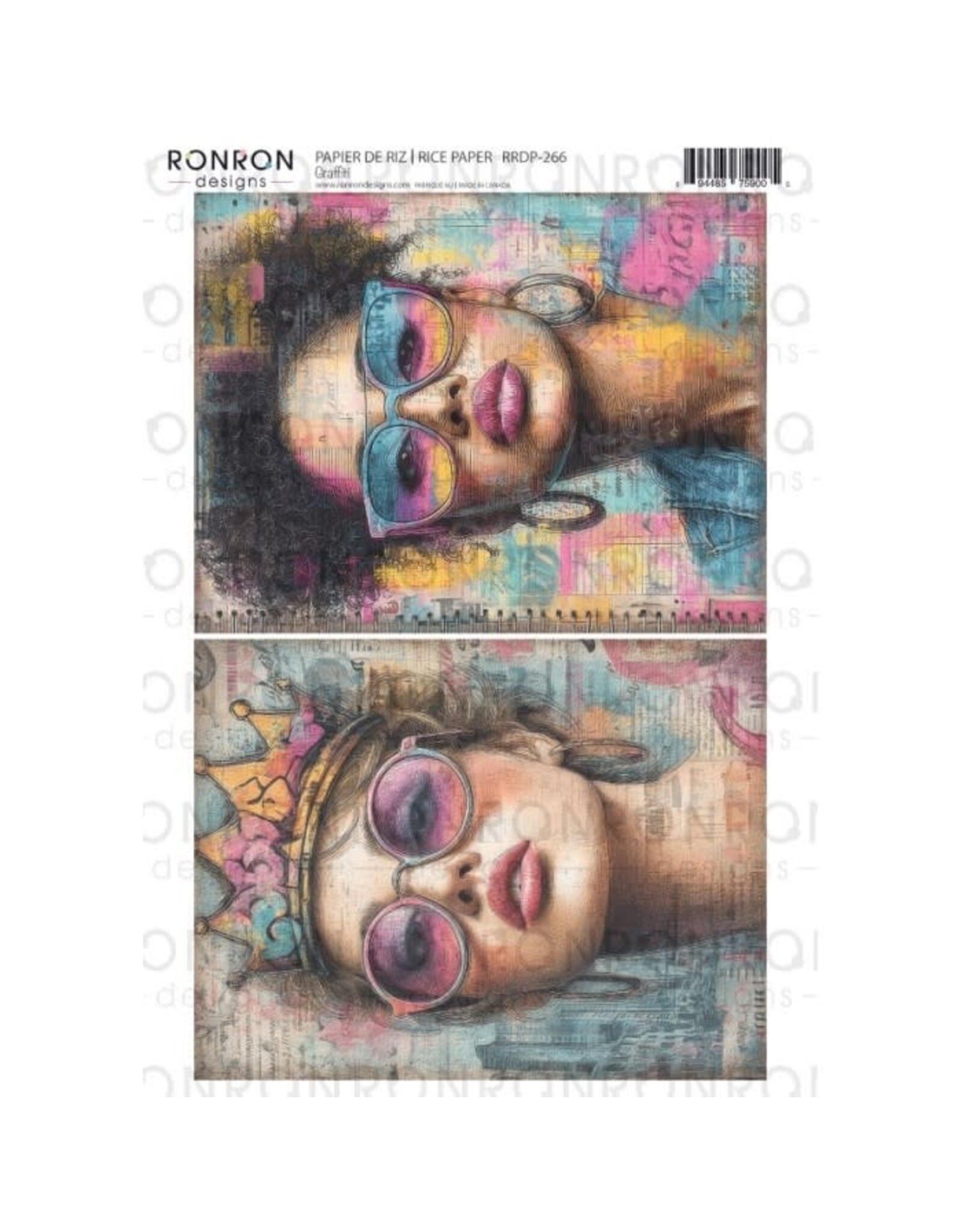 RONRON DESIGNS RONRON DESIGNS GRAFFITI RICE PAPER