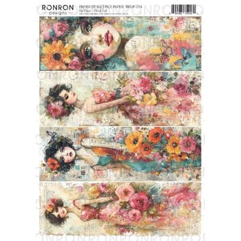 RONRON DESIGNS RONRON DESIGNS BAL FLEURI RICE PAPER