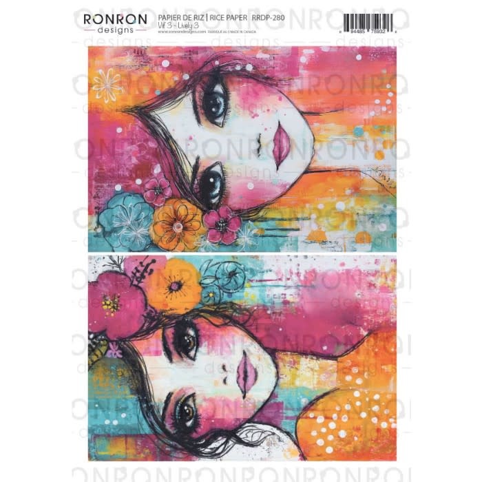 RONRON DESIGNS RONRON DESIGNS VIF 3 RICE PAPER