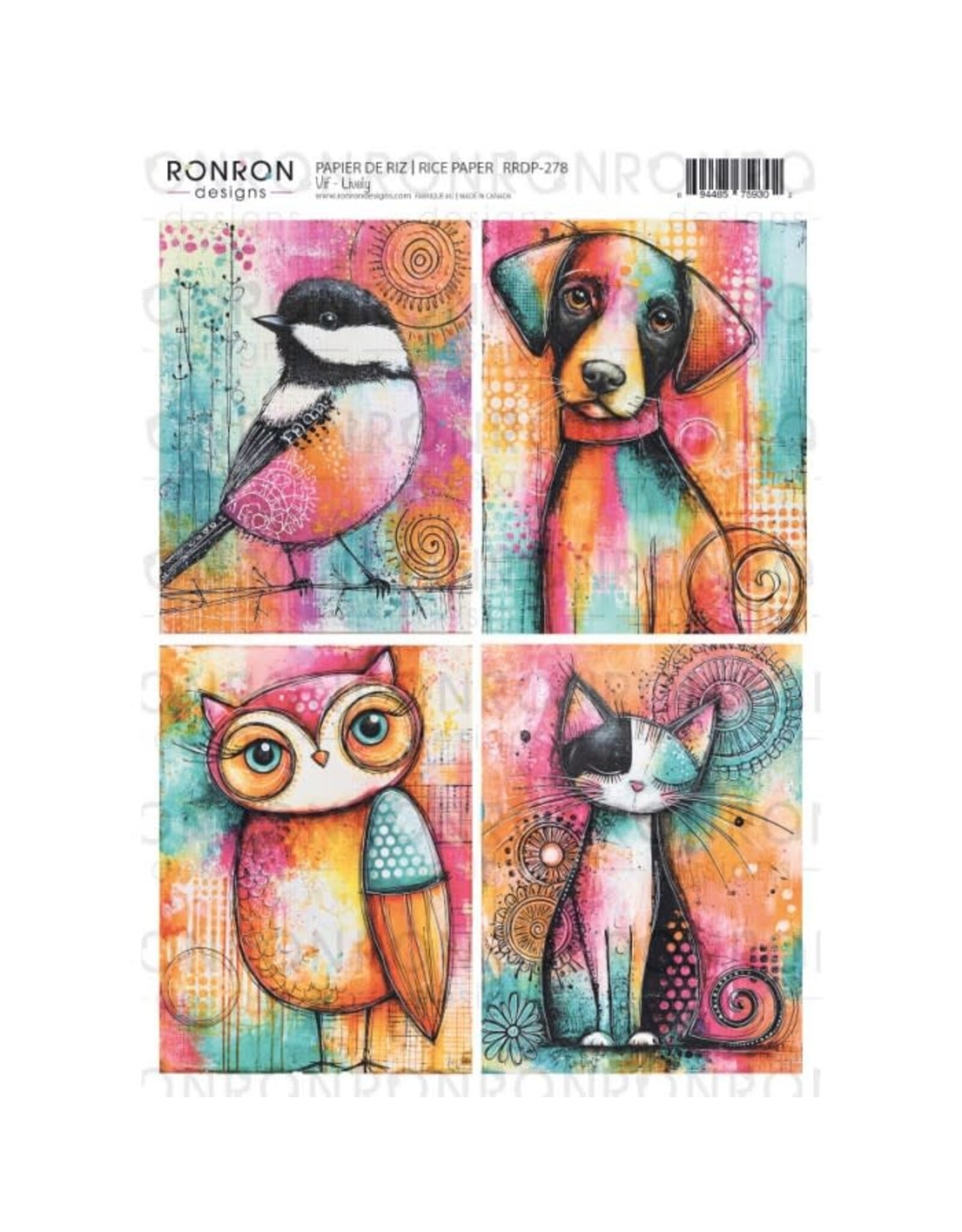RONRON DESIGNS RONRON DESIGNS VIF RICE PAPER