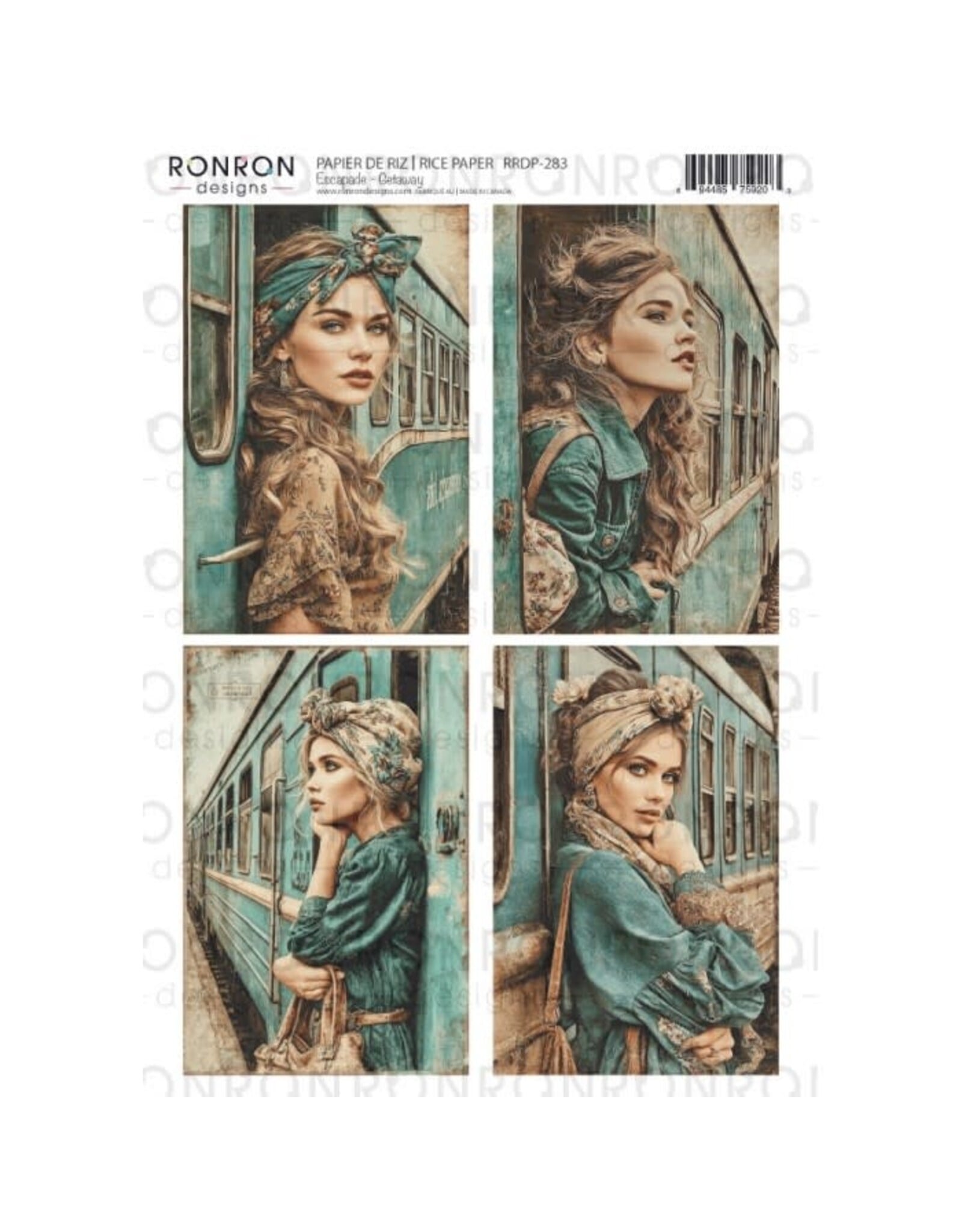 RONRON DESIGNS RONRON DESIGNS ESCAPADE RICE PAPER