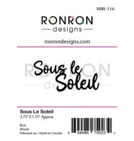 RONRON DESIGNS RONRON DESIGNS SOUS LE SOLEIL WOOD PIECE