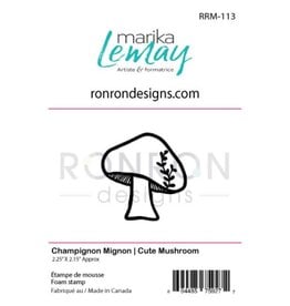 RONRON DESIGNS RONRON DESIGNS MARIKA LEMAY - CHAMPIGNON MIGNON FOAM STAMP