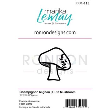 RONRON DESIGNS RONRON DESIGNS MARIKA LEMAY - CHAMPIGNON MIGNON FOAM STAMP