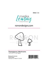 RONRON DESIGNS RONRON DESIGNS MARIKA LEMAY - CHAMPIGNONS FOAM STAMP SET