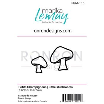 RONRON DESIGNS RONRON DESIGNS MARIKA LEMAY - PETITS CHAMPIGNONS FOAM STAMP SET