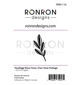 RONRON DESIGNS RONRON DESIGNS FEUILLAGE DEUX FOAM STAMP