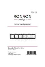 RONRON DESIGNS RONRON DESIGNS BANDE DE FILM FOAM STAMP
