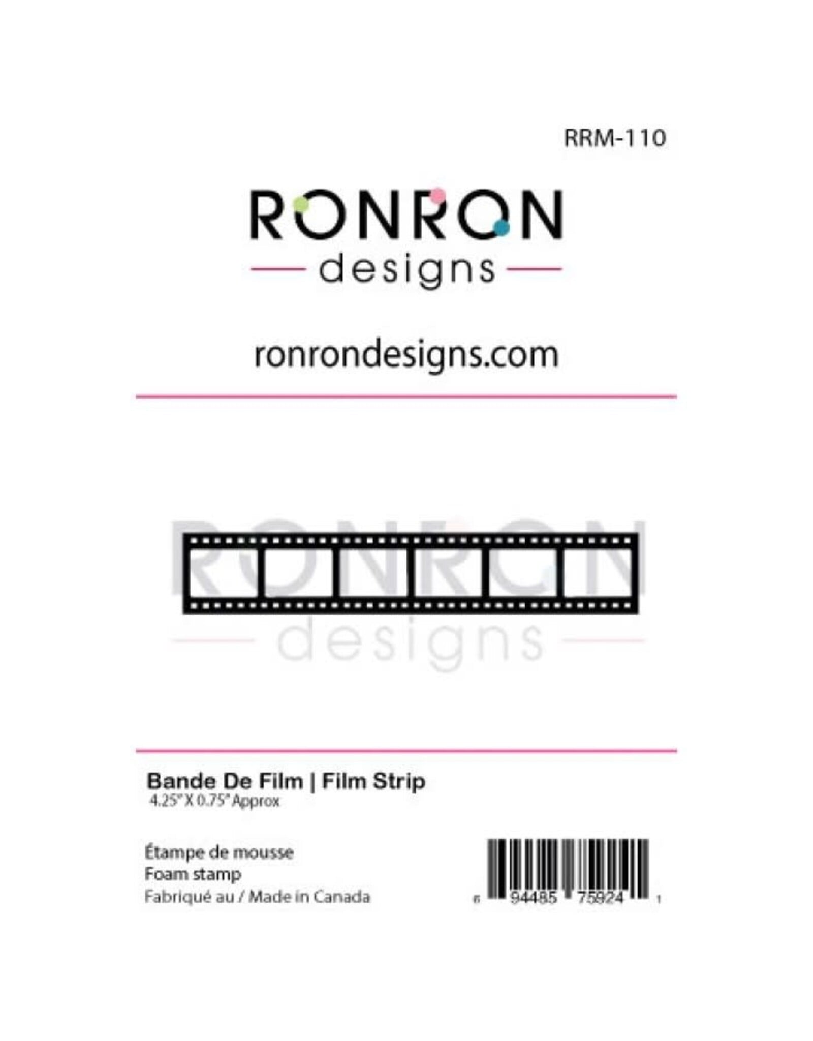 RONRON DESIGNS RONRON DESIGNS BANDE DE FILM FOAM STAMP