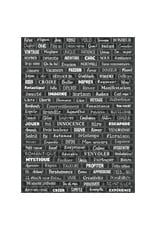 RONRON DESIGNS RONRON DESIGNS MOTS ATC - BLACK STICKERS