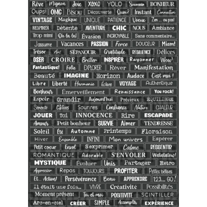 RONRON DESIGNS RONRON DESIGNS MOTS ATC - BLACK STICKERS