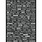 RONRON DESIGNS RONRON DESIGNS ATC WORDS - BLACK STICKERS