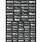 RONRON DESIGNS RONRON DESIGNS MERCI - BLACK STICKERS