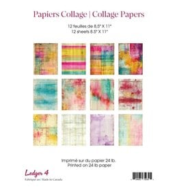 RONRON DESIGNS RONRON DESIGNS LEDGER 4 COLLAGE PAPERS