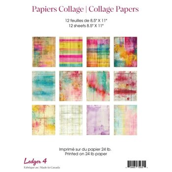 RONRON DESIGNS RONRON DESIGNS LEDGER 4 COLLAGE PAPERS