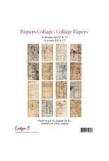RONRON DESIGNS RONRON DESIGNS LEDGER 3 COLLAGE PAPERS