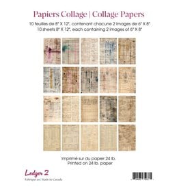 RONRON DESIGNS RONRON DESIGNS LEDGER 2 COLLAGE PAPERS