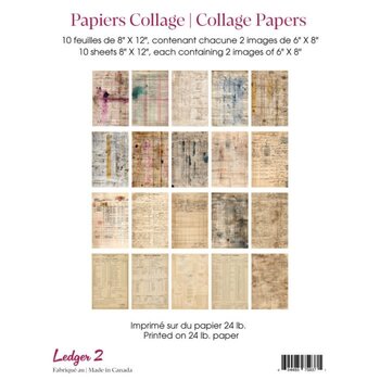 RONRON DESIGNS RONRON DESIGNS LEDGER 2 COLLAGE PAPERS