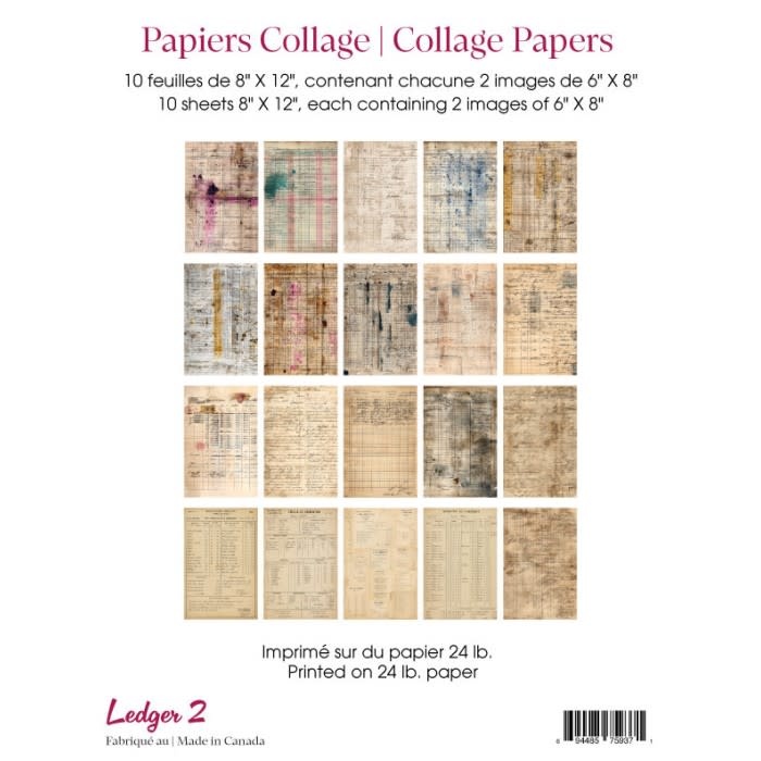 RONRON DESIGNS RONRON DESIGNS LEDGER 2 COLLAGE PAPERS