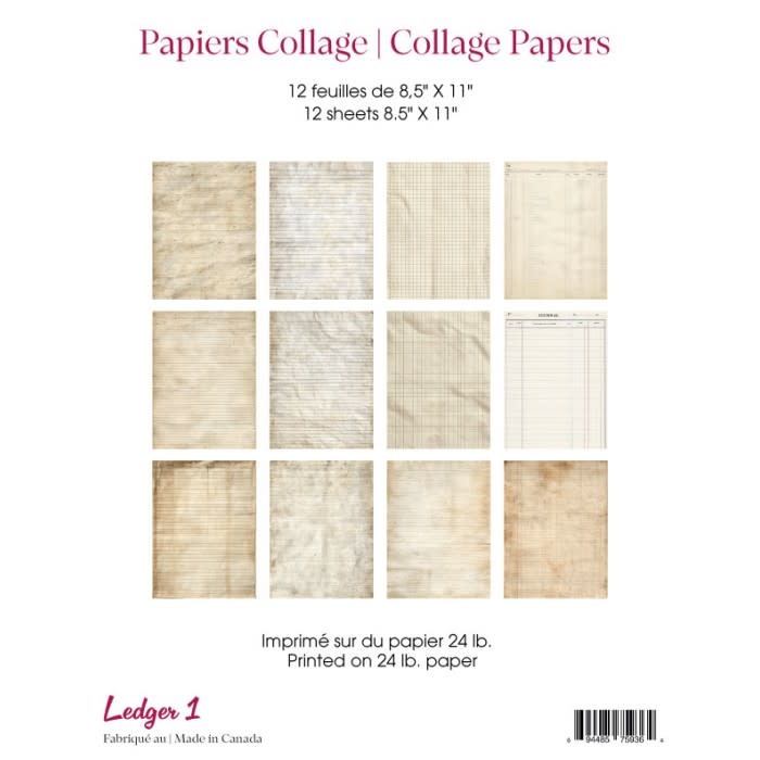RONRON DESIGNS RONRON DESIGNS LEDGER COLLAGE PAPERS