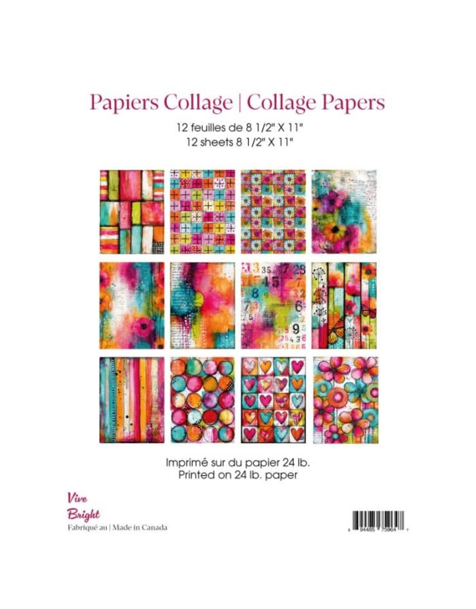 RONRON DESIGNS RONRON DESIGNS VIVE COLLAGE PAPERS