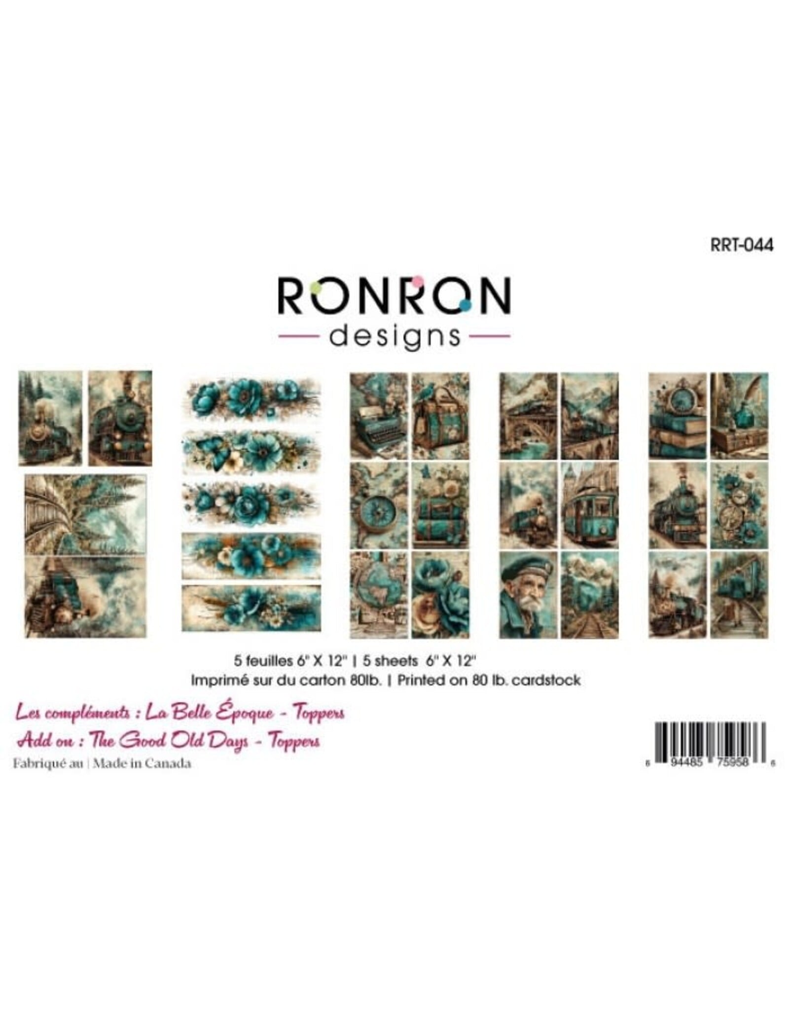 RONRON DESIGNS RONRON DESIGNS LA BELLE ÉPOQUE TOPPERS