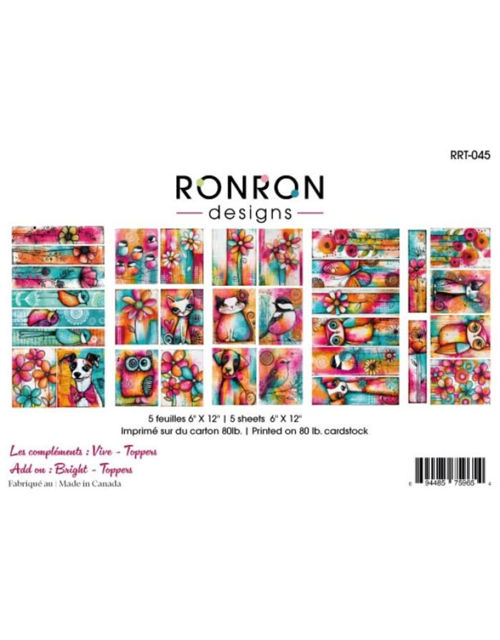 RONRON DESIGNS RONRON DESIGNS VIVE TOPPERS