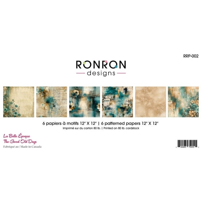 RONRON DESIGNS RONRON DESIGNS LA BELLE ÉPOQUE PATTERNED PAPERS