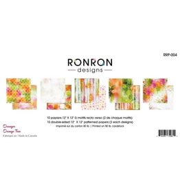 RONRON DESIGNS RONRON DESIGNS ORANGER PATTERNED PAPERS