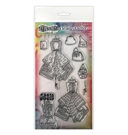 RANGER DYLUSIONS LADIES WHO LUNCH DUO COUTURE COLLECTION CLEAR STAMP SET