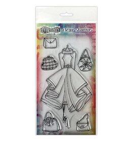 RANGER DYLUSIONS LADIES WHO LUNCH COUTURE COLLECTION CLEAR STAMP SET