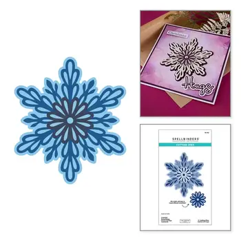 SPELLBINDERS SPELLBINDERS LISA HORTON LAYERED SNOWFLAKES ETCHED DIE SET