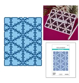 SPELLBINDERS SPELLBINDERS LISA HORTON SNOWFLAKE BACKGROUND ETCHED DIE SET