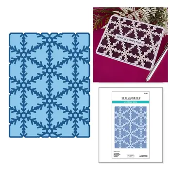 SPELLBINDERS SPELLBINDERS LISA HORTON SNOWFLAKE BACKGROUND ETCHED DIE SET
