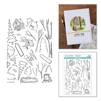 SPELLBINDERS SPELLBINDERS JOSH GRIFFITHS STUDIO INTO THE WILD CLEAR STAMP SET