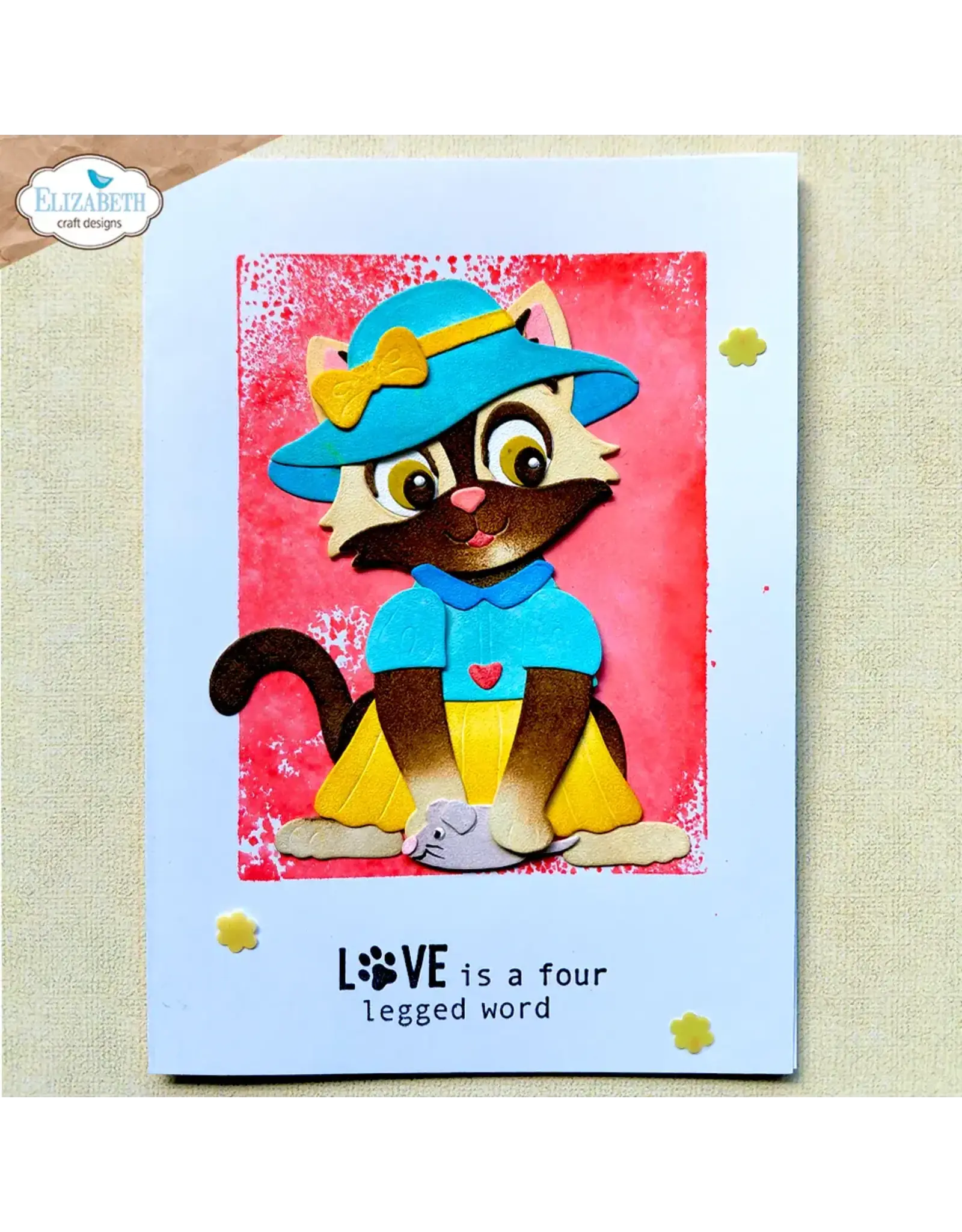 ELIZABETH CRAFT DESIGNS ELIZABETH CRAFT DESIGNS CUTE & WHIMSICAL MEET THE CATS CLOTHING ACCESSORIES DIE SET