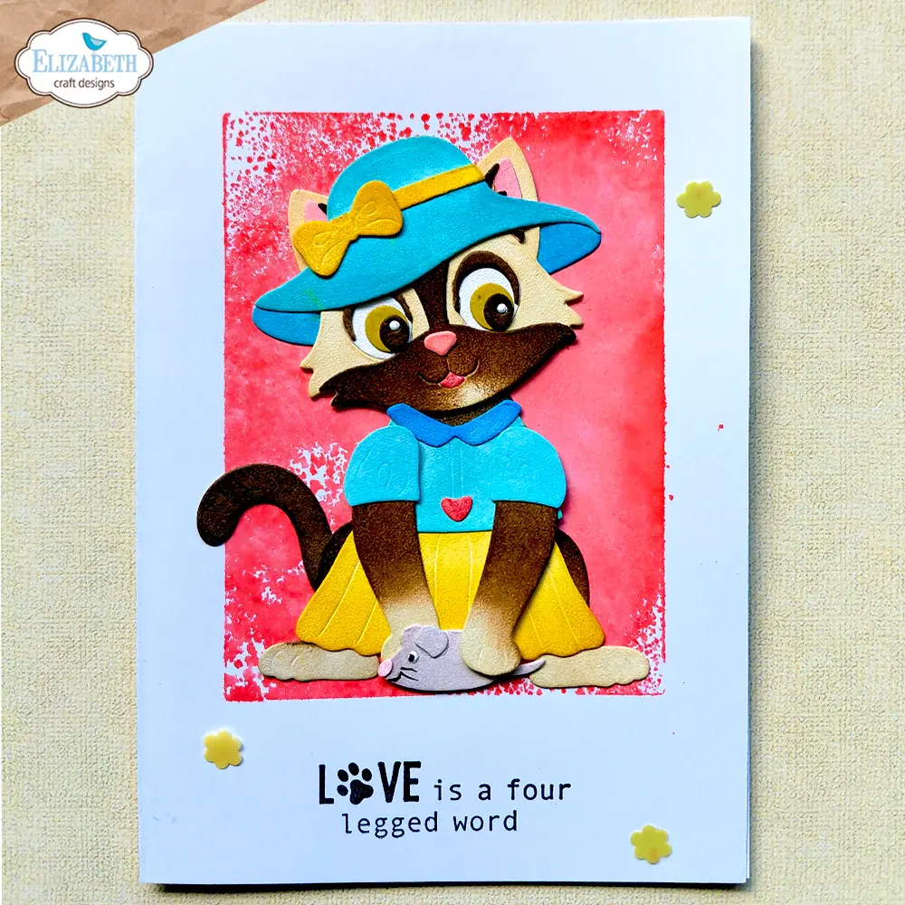 ELIZABETH CRAFT DESIGNS ELIZABETH CRAFT DESIGNS CUTE & WHIMSICAL MEET THE CATS CLOTHING ACCESSORIES DIE SET