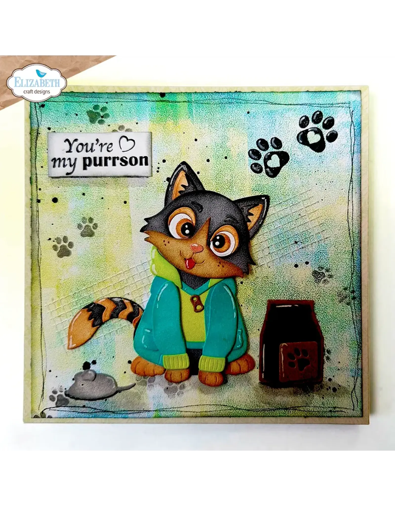 ELIZABETH CRAFT DESIGNS ELIZABETH CRAFT DESIGNS CUTE & WHIMSICAL MEET THE CATS CLOTHING ACCESSORIES DIE SET