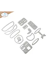 ELIZABETH CRAFT DESIGNS ELIZABETH CRAFT DESIGNS CUTE & WHIMSICAL MEET THE CATS ACCESSORIES DIE SET