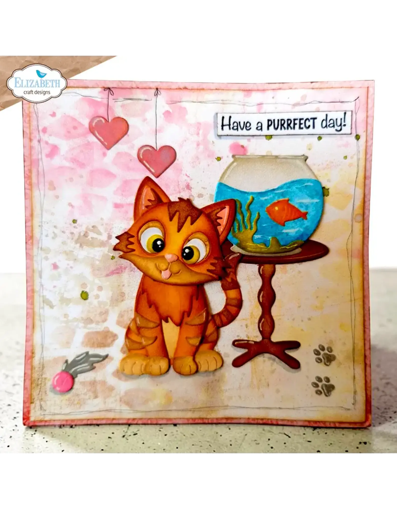 ELIZABETH CRAFT DESIGNS ELIZABETH CRAFT DESIGNS CUTE & WHIMSICAL MEET THE CATS ACCESSORIES DIE SET