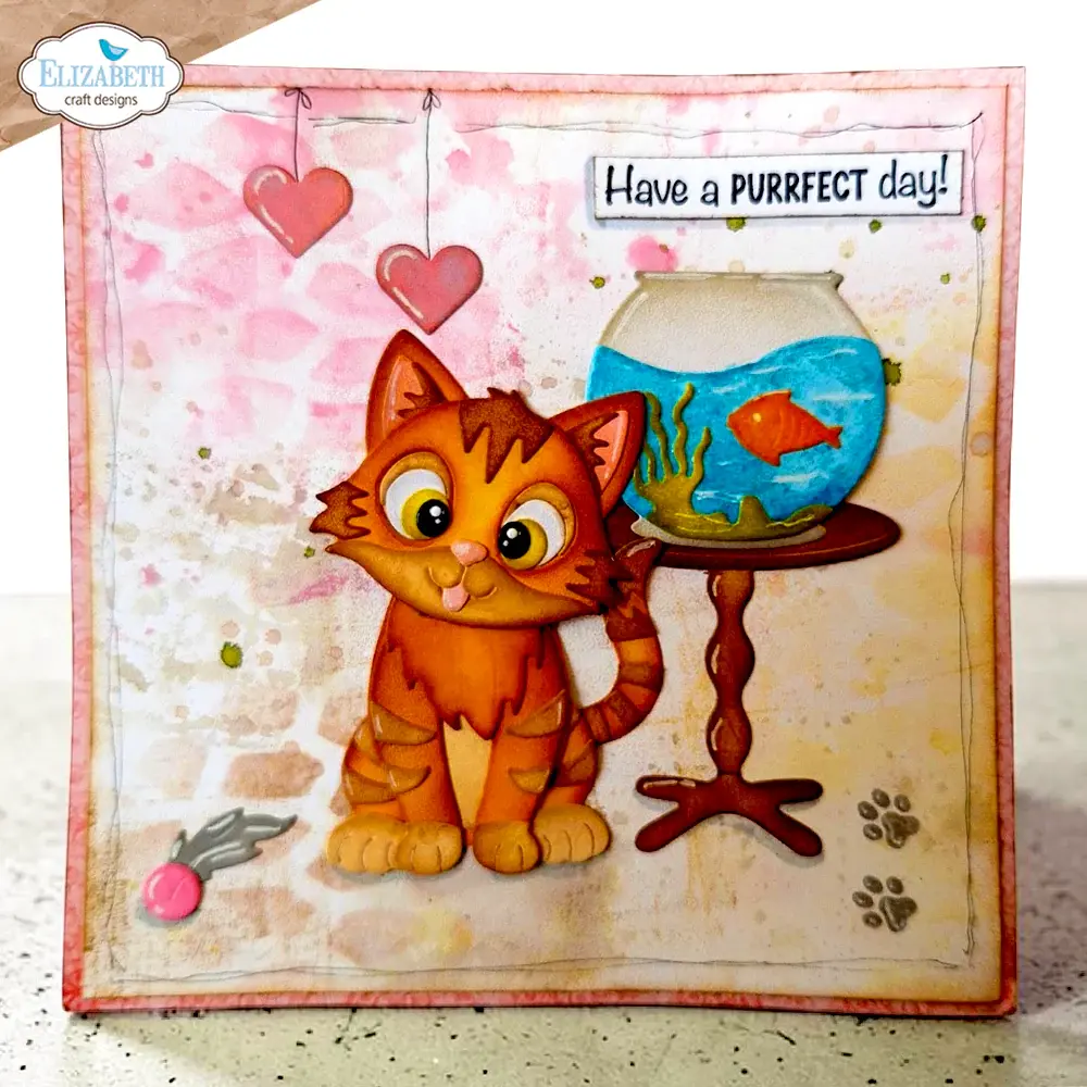 ELIZABETH CRAFT DESIGNS ELIZABETH CRAFT DESIGNS CUTE & WHIMSICAL MEET THE CATS ACCESSORIES DIE SET