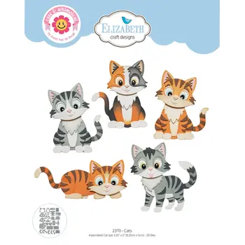 ELIZABETH CRAFT DESIGNS ELIZABETH CRAFT DESIGNS CUTE & WHIMSICAL MEET THE CATS DIE SET