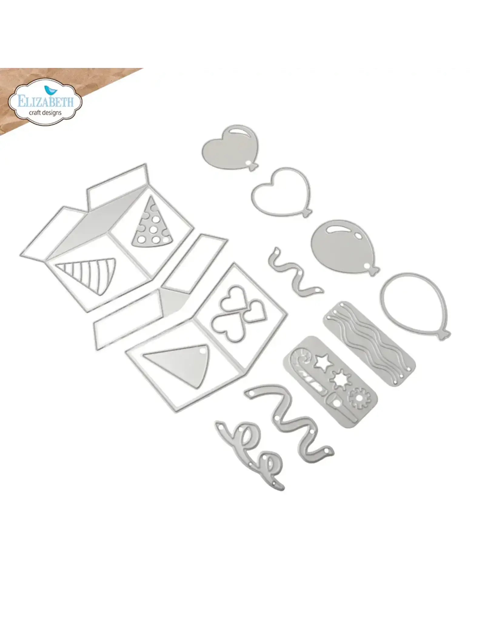 ELIZABETH CRAFT DESIGNS ELIZABETH CRAFT DESIGNS CUTE & WHIMSICAL MEET THE CATS SURPRISE BOX DIE SET