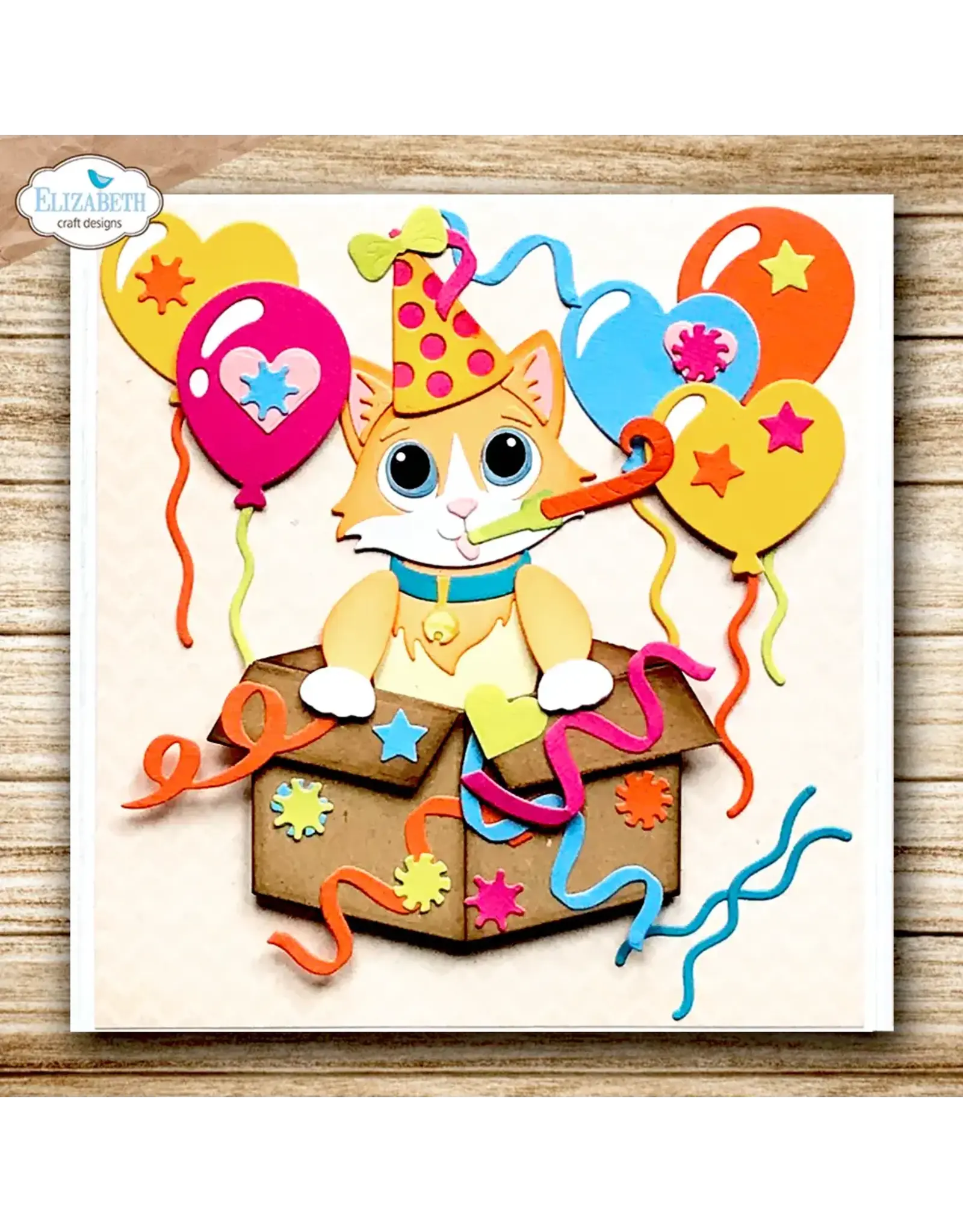 ELIZABETH CRAFT DESIGNS ELIZABETH CRAFT DESIGNS CUTE & WHIMSICAL MEET THE CATS SURPRISE BOX DIE SET
