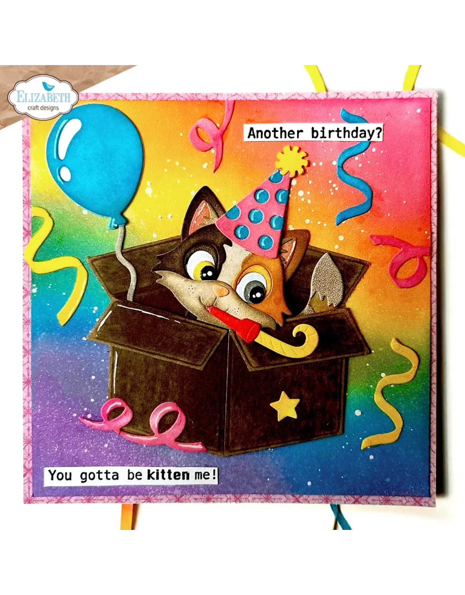 ELIZABETH CRAFT DESIGNS ELIZABETH CRAFT DESIGNS CUTE & WHIMSICAL MEET THE CATS SURPRISE BOX DIE SET