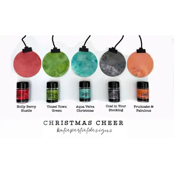 LINDY’S STAMP GANG LINDY'S STAMP GANG KATIE PERTIET'S CHRISTMAS CHEER SHIMMER SHAKER SET