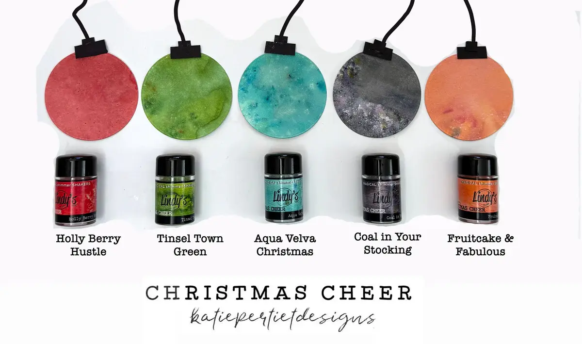 LINDY’S STAMP GANG LINDY'S STAMP GANG KATIE PERTIET'S CHRISTMAS CHEER SHIMMER SHAKER SET