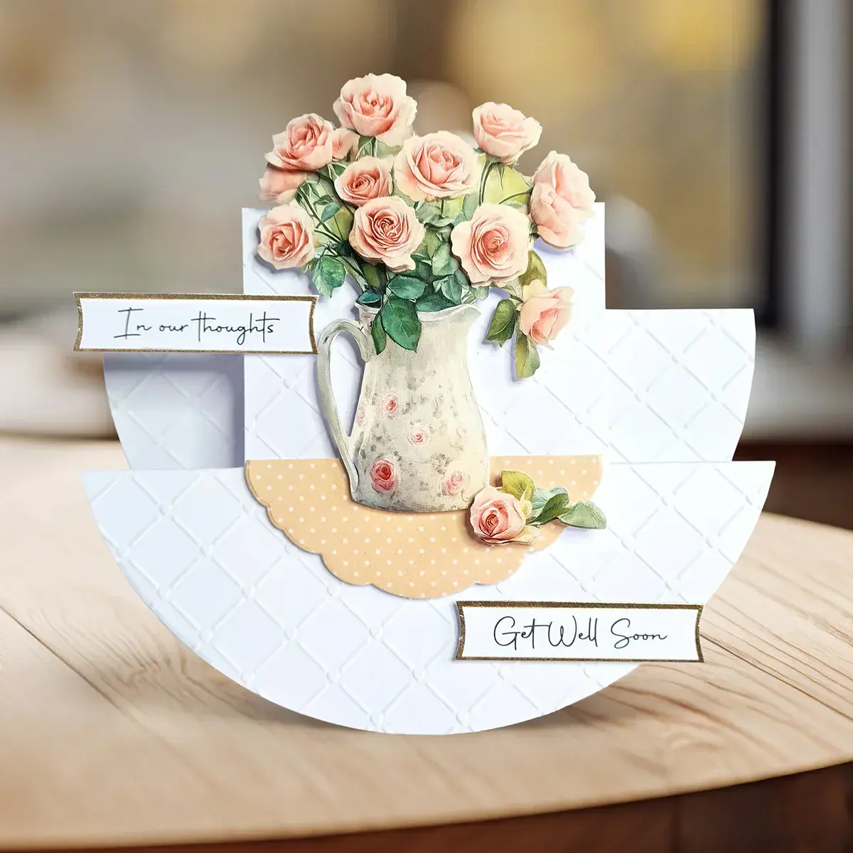 KATY SUE WHITE STEPPER ROCKER CARDS & ENVELOPES 12/PK